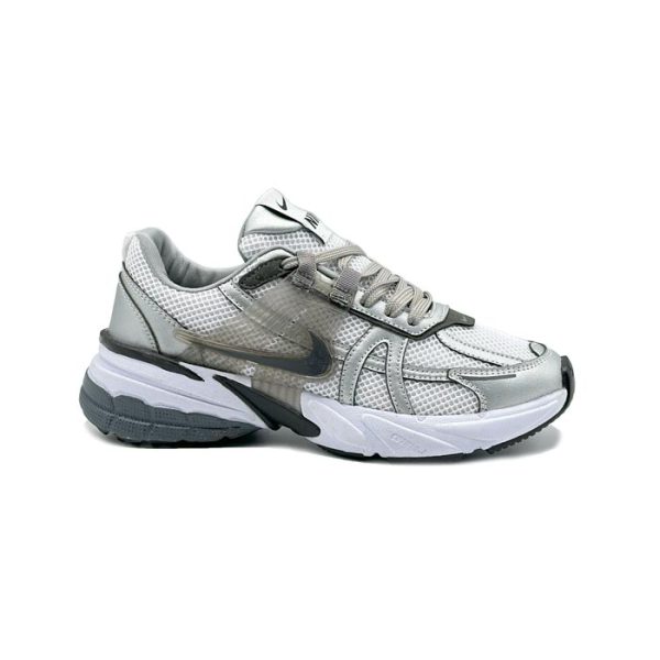 کتانی اسپرت مردانه و زنانه مدل نایک NIKE V2K رنگ سفید طوسی کد 41297